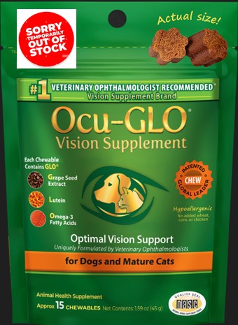Ocu-GLO® Chewables (15ct) Bag for Dogs & Cats