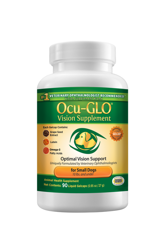 Ocu-GLO® Gelcaps (90ct) Bottle for Small Dogs